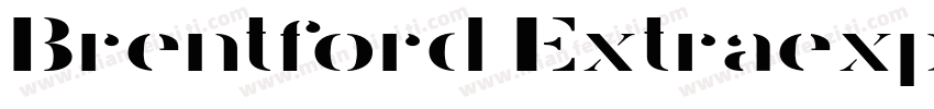 Brentford ExtraexpandedRegular字体转换